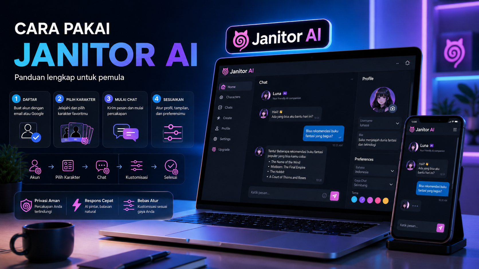 Cara Pakai Janitor AI, Panduan Lengkap untuk Pemula