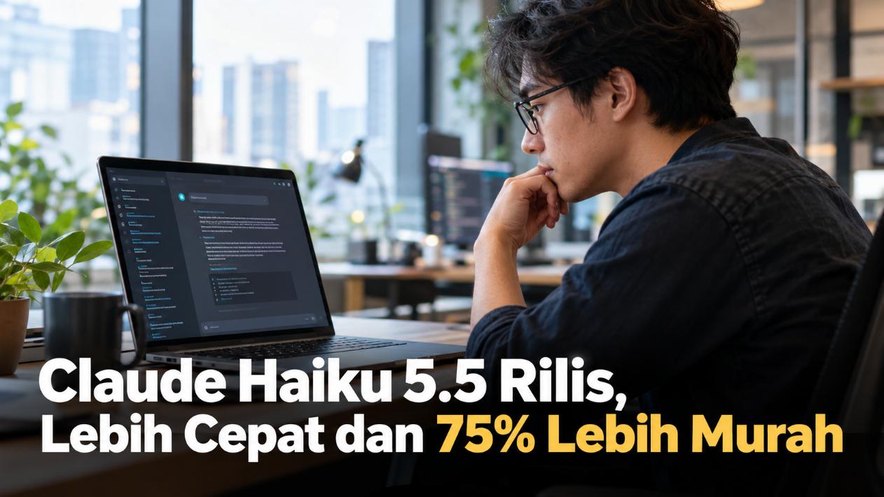 Claude Haiku 5.5 Rilis, Lebih Cepat dan 75% Lebih Murah