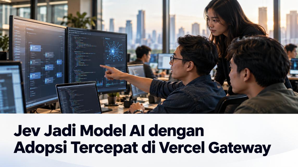Jev Jadi Model AI dengan Adopsi Tercepat di Vercel Gateway